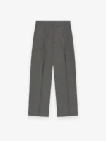 Double Cotton Wool Wide Leg Trousers