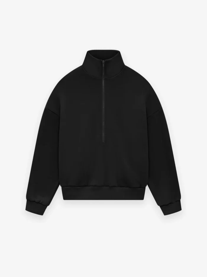 Fleece Half Zip Mockneck