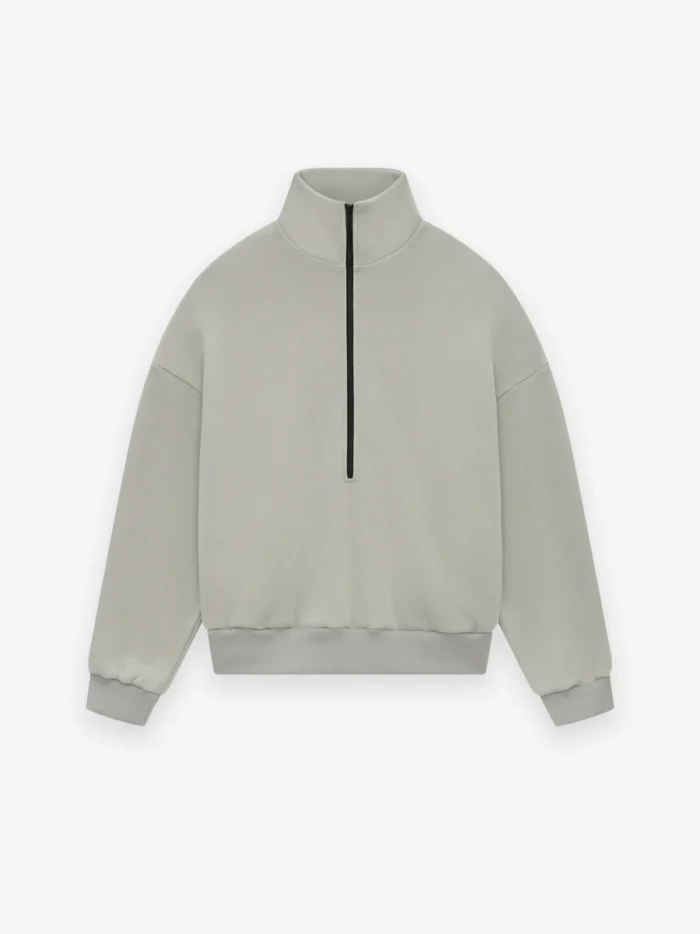 Fleece Half Zip Mockneck