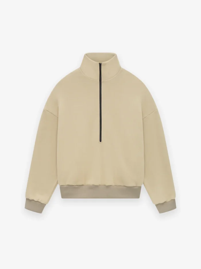 Fleece Half Zip Mockneck