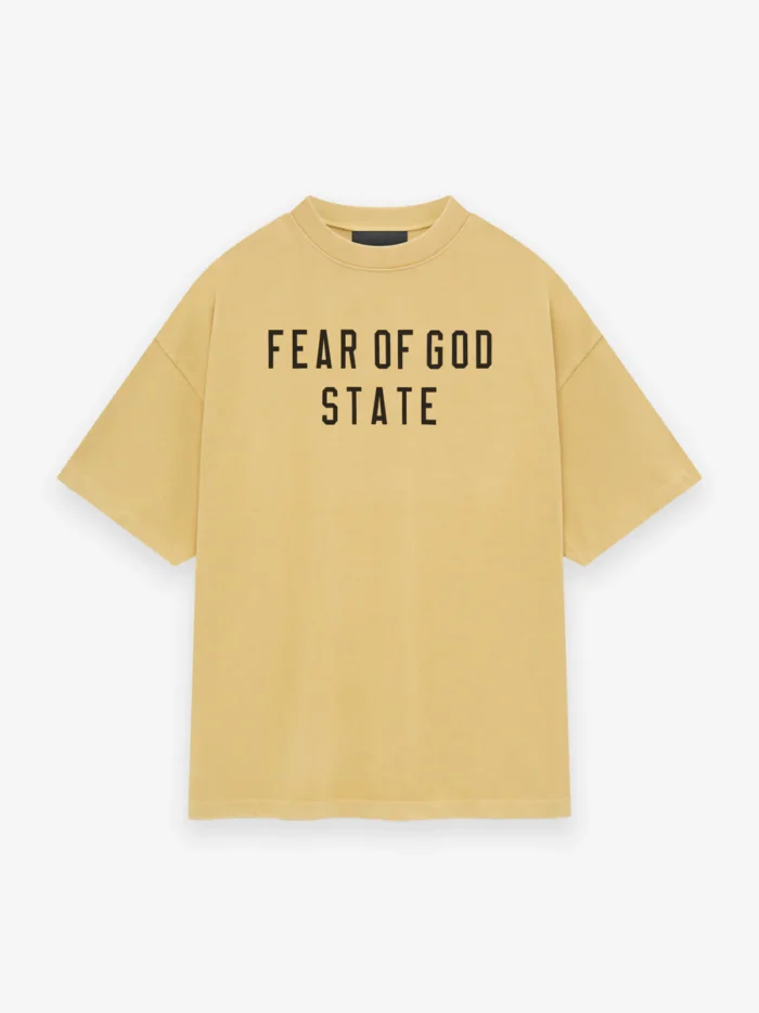 Heavy Crewneck Yellow Tee