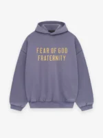 Heavy Fleece Purple Hoodie