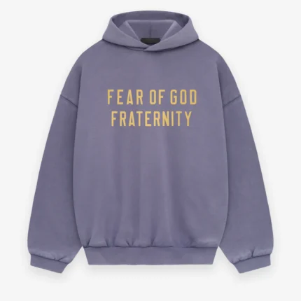 Heavy Fleece Purple Hoodie