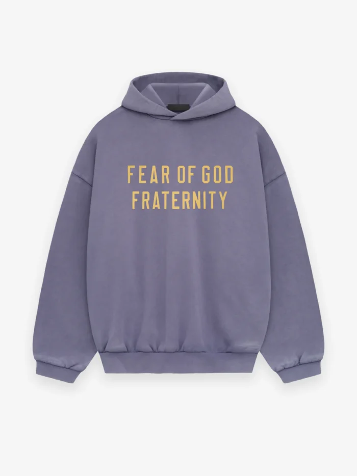 Heavy Fleece Purple Hoodie