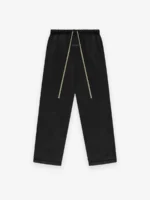 Heavy Fleece Relaxed Black Sweatpant