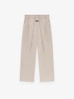 Military Wool Wide Leg Grey Pants