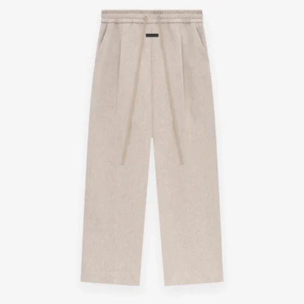 Military Wool Wide Leg Grey Pants