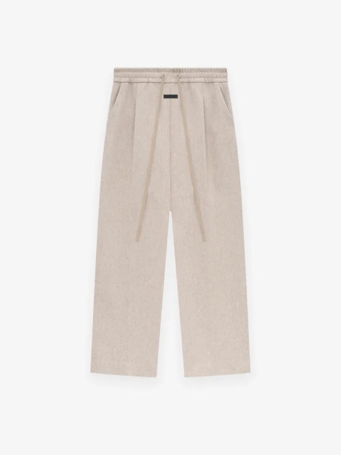 Military Wool Wide Leg Grey Pants