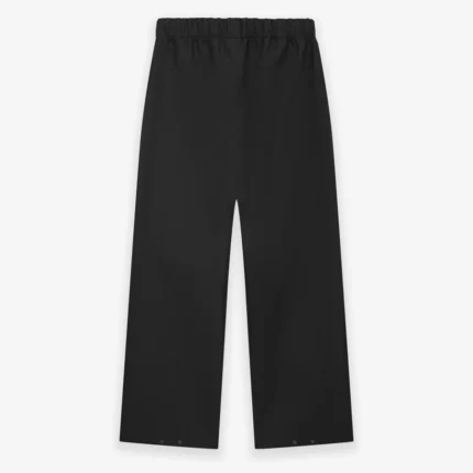 Rubber Knee Pleat Wide Leg Pant