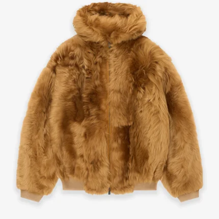 Shearling Brown Hooded