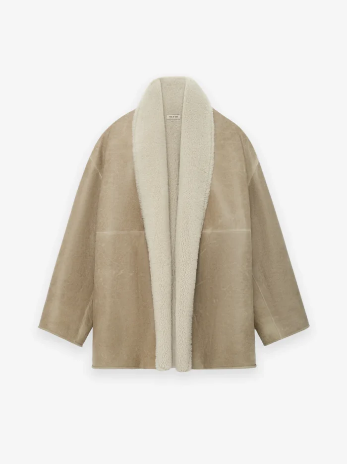 Sherpa Shawl Collar Jacket