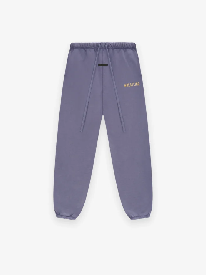 Womens Heavy Fleece Purple Sweatpant