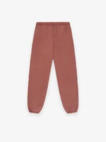 Womens Heavy Fleece Red Sweatpant