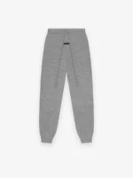 Womens Waffle Fitted Grey Sweatpant