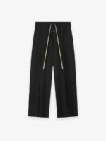 Wool Silk Wide Leg Pants